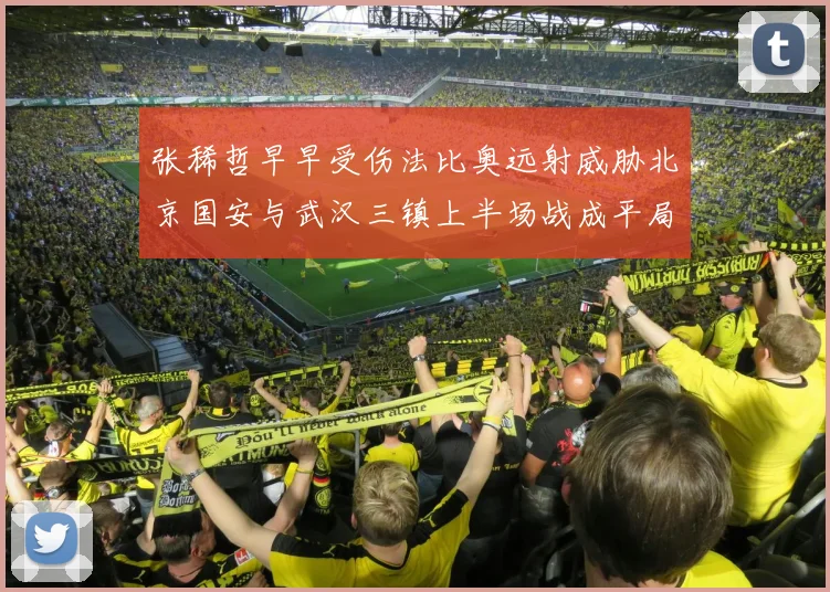 张稀哲早早受伤法比奥远射威胁北京国安与武汉三镇上半场战成平局
